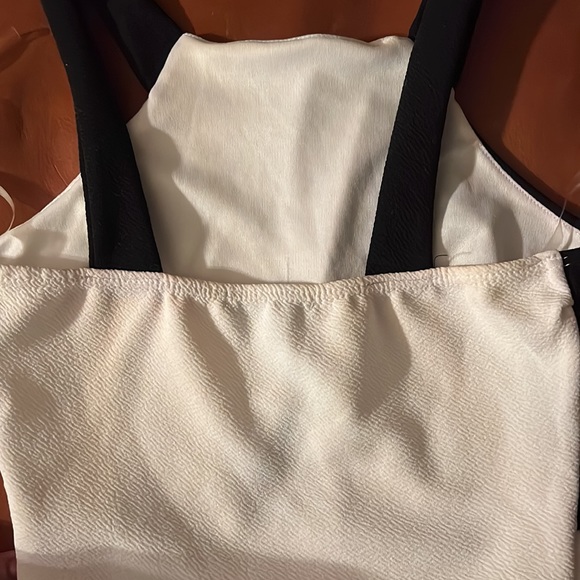 Charlotte Russe crop top and skirt matching set size small. Black and white. - Picture 5 of 6